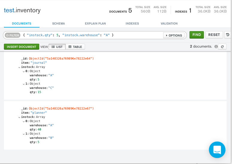 Query matching quantity and warehouse location